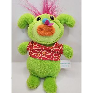 Sing A Ma Lings Noodle Plush Funrise Toy 2016 Green Orange Singing Mustache
